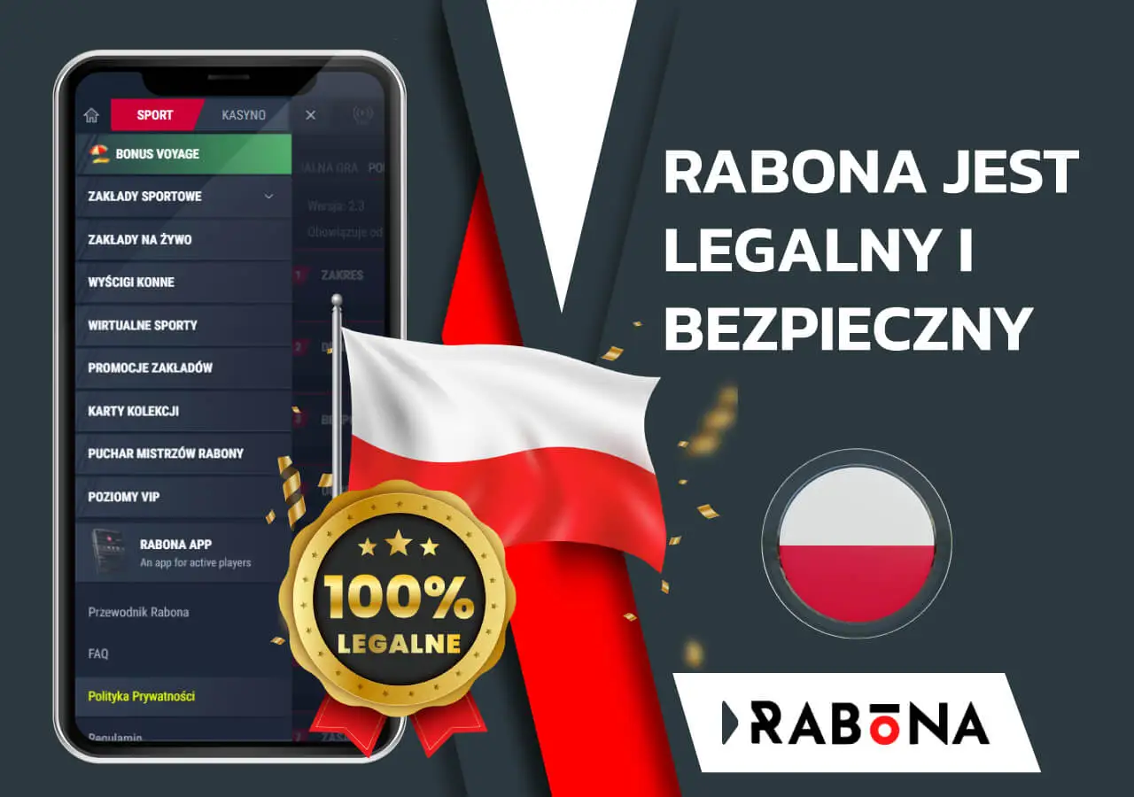 Całkowicie legalny i bezpieczny bukmacher i kasyno