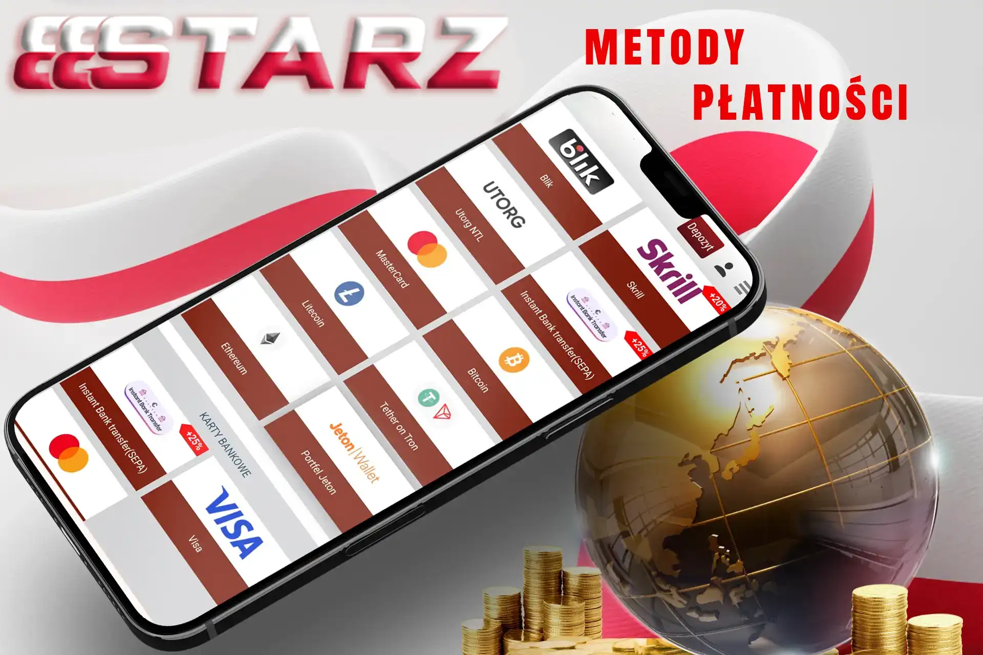 Sprawdź różne metody płatności oferowane przez bukmachera