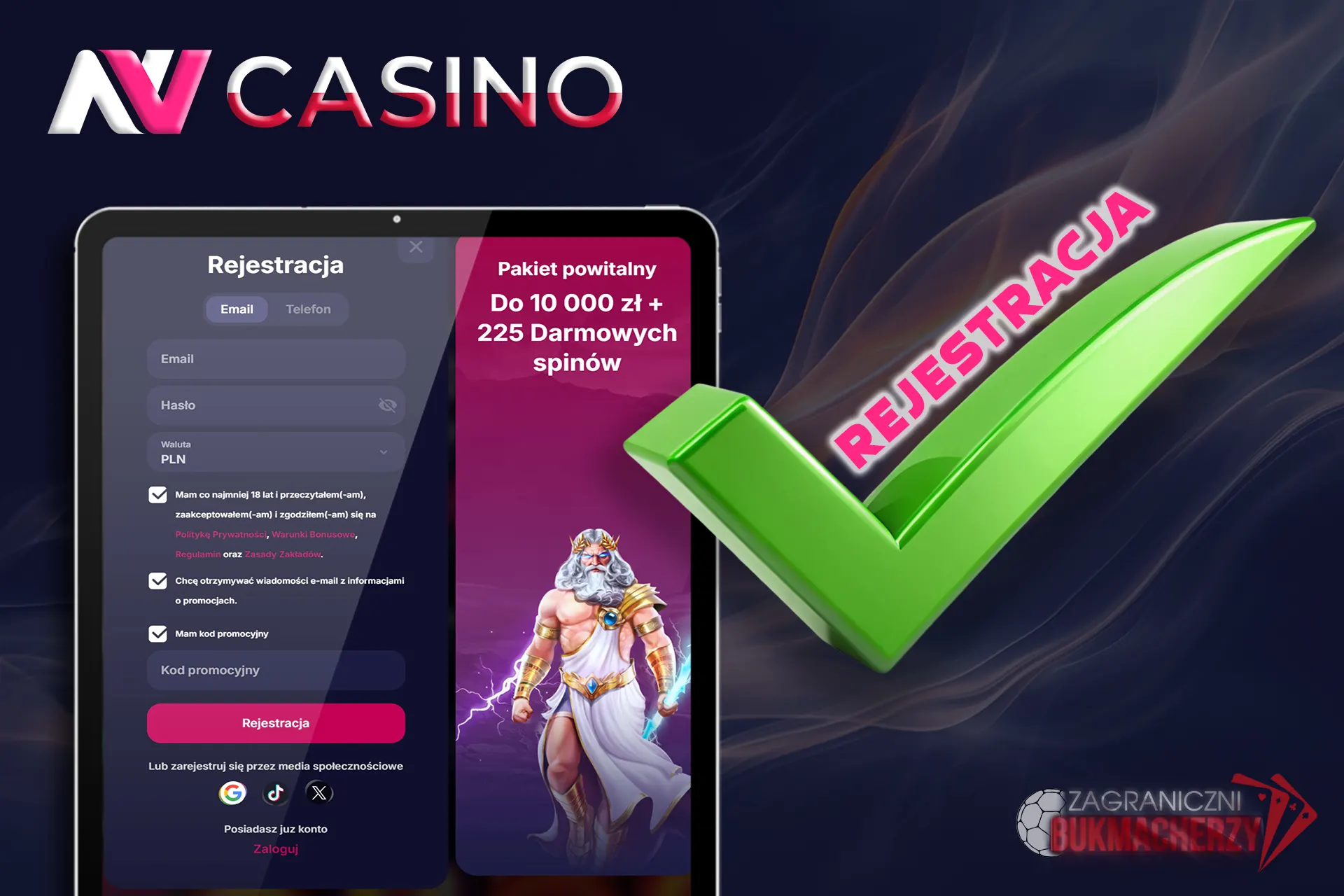 Łatwy proces rejestracji w kasynie