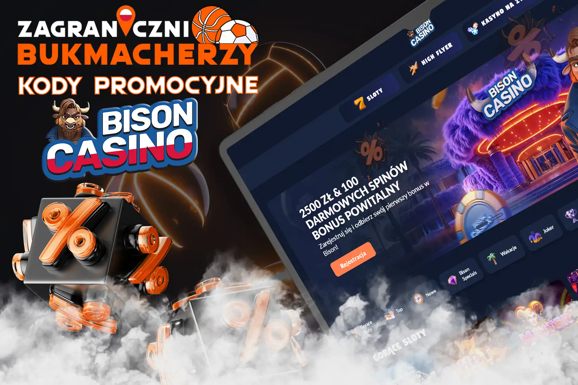 Sprawdź kod promocyjny kasyna Bison