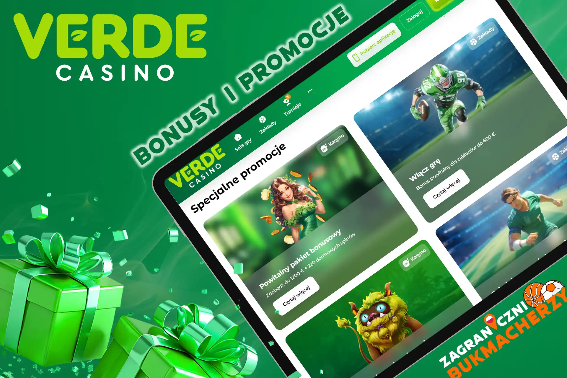 Zdobądź bonusy w kasynie Verde