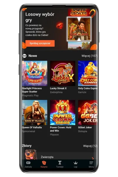 Kasyno GGBet na urządzeniu mobilnym