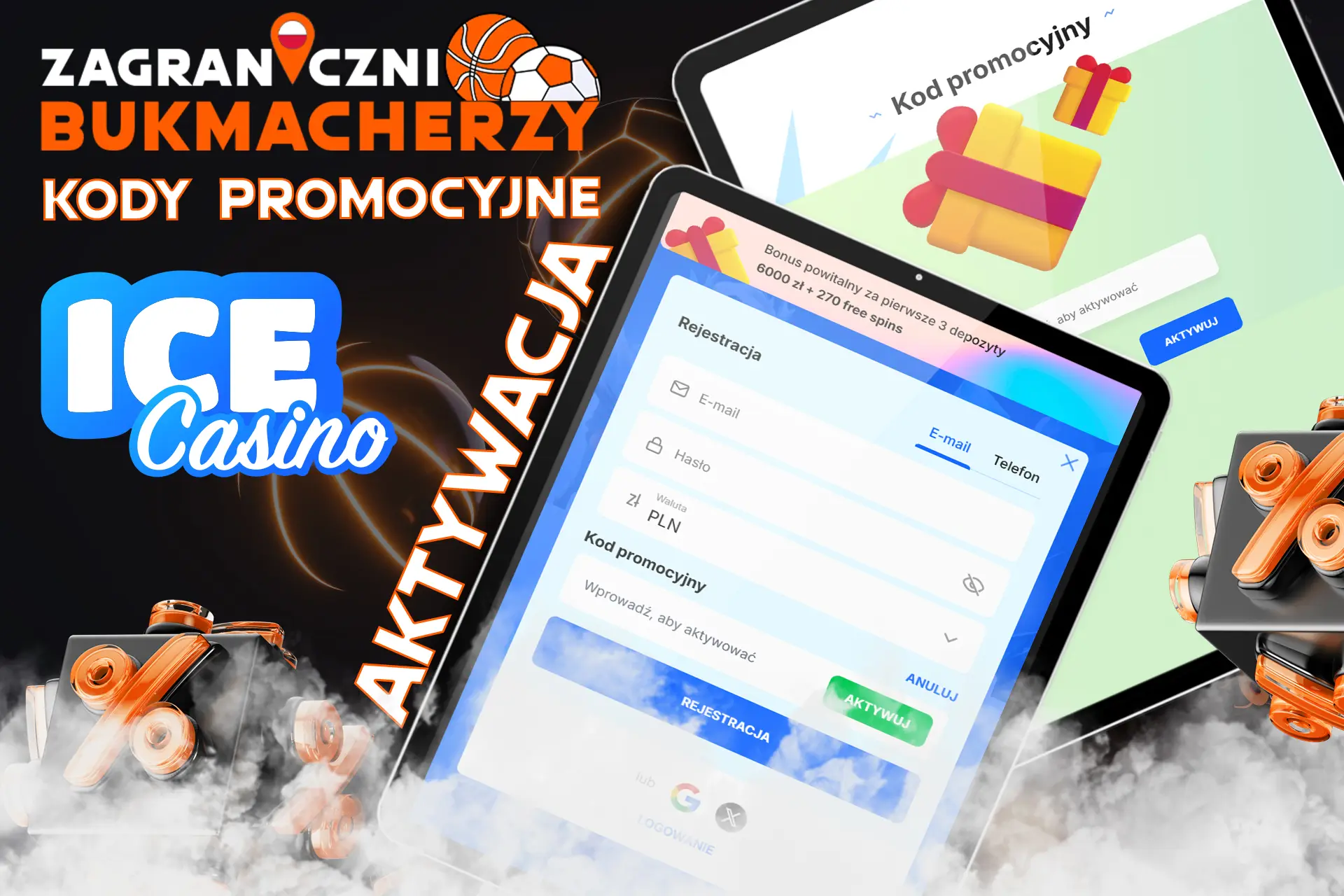 Wprowadź aktualny kod promocyjny podczas rejestracji u bukmachera Betclic