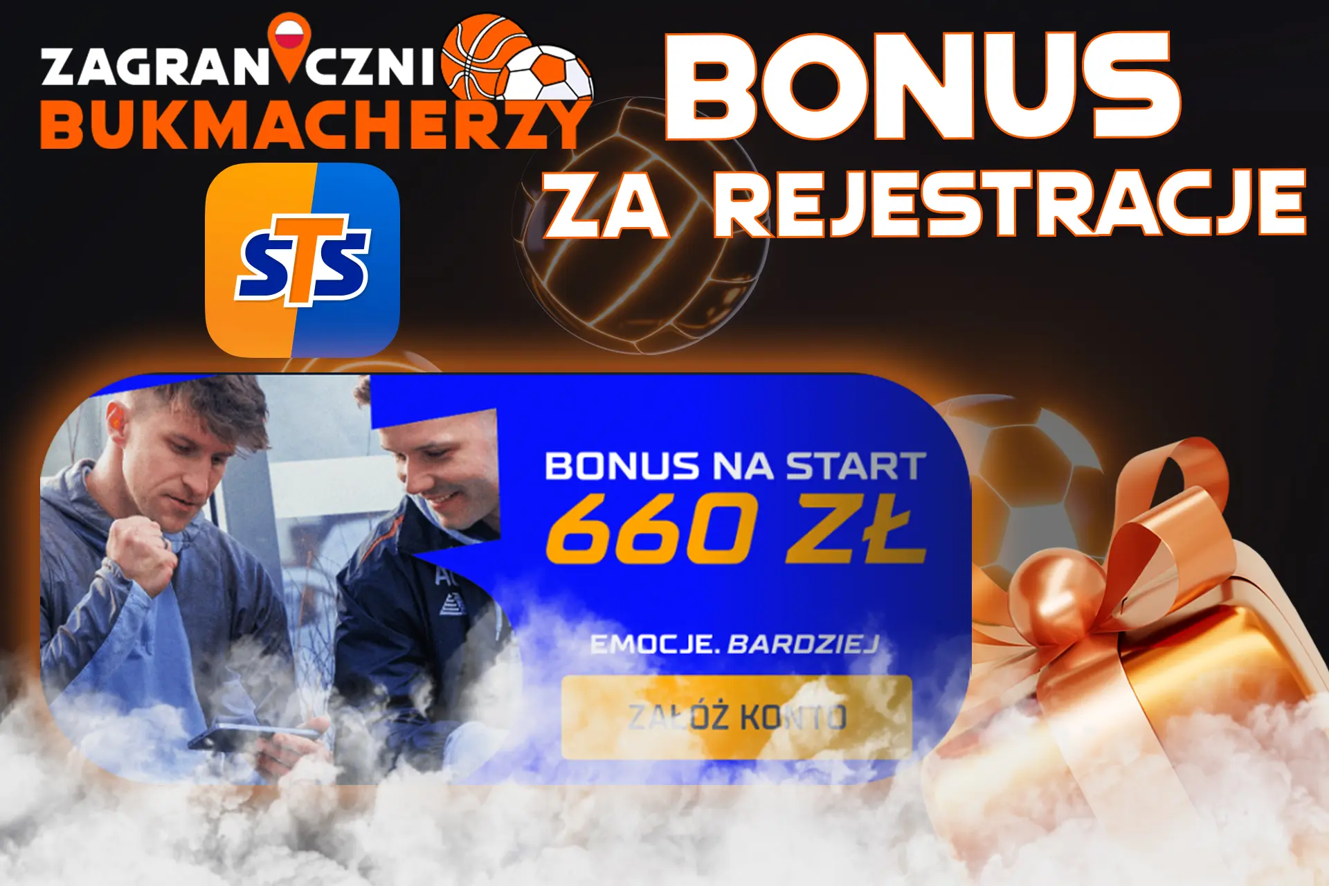 Bonus rejestracyjny u bukmachera STS